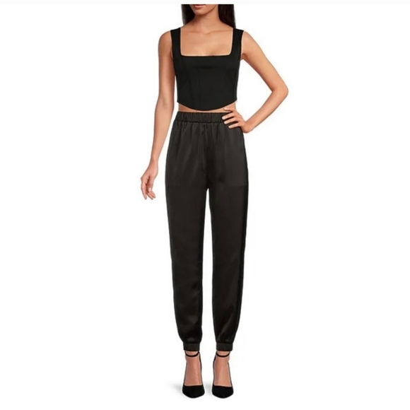 Gianni Bini Cassandra Square Neck Sleeveless Corset Knit Top - Picture 3 of 8